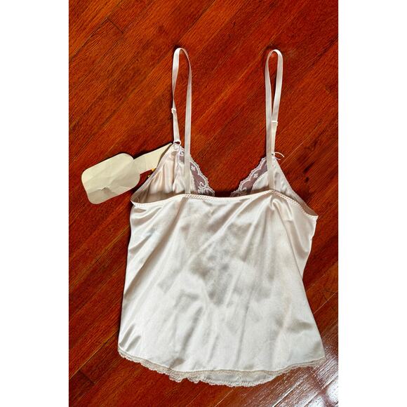 Vintage 60’s Deadstock Union Made Cream Nude Lingerie Slip Tank Top X Small 32 - Picture 4 of 7
